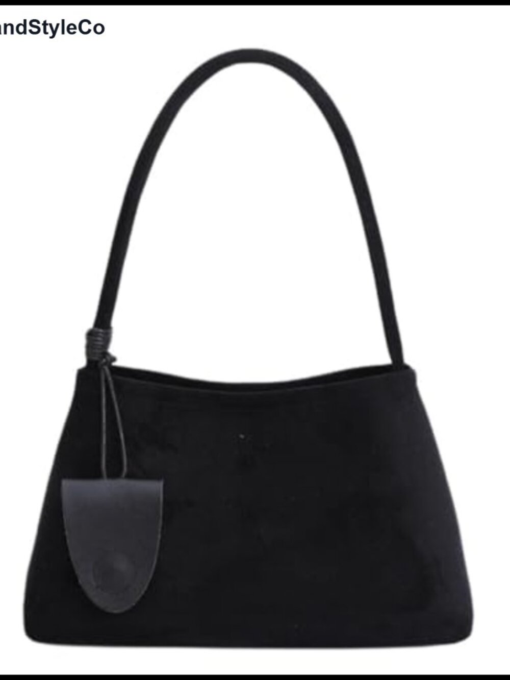 Faux Suede Top Handle Bag Large Capacity Hobo Shoulder Tote